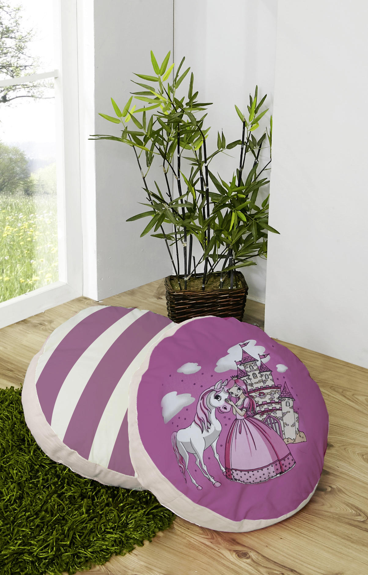 KINDERKISSEN Ticaa 925682 KISSENSATZ 40/40 cm  - Pink, KONVENTIONELL, Textil (40/40cm) - MID.YOU