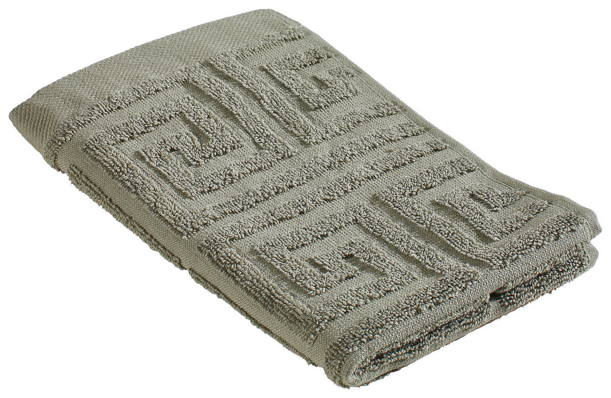 GÄSTETUCH WATER LEGACY Waldgrün 3-teilig 30/50 cm  - Waldgrün, Basics, Textil (30/50cm) - Zoeppritz