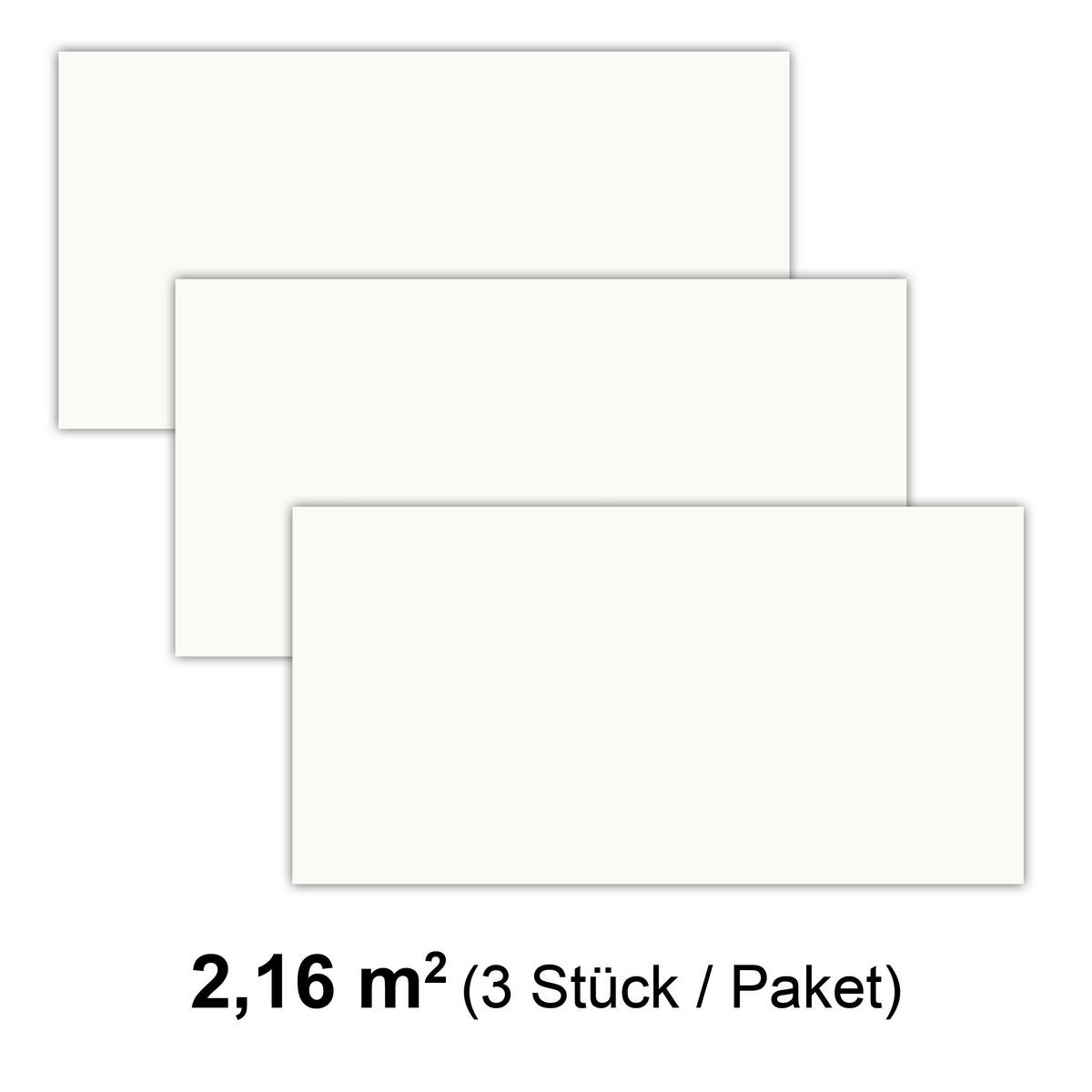 Vinyl für die Wand XL  - Weiß Hochglanz, MODERN, Kunststoff (120/60/0,37cm)