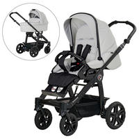 KINDERWAGENSET RACER GTS  - Hellgrau/Cappuccino, Basics, Textil/Metall (59/113/101cm) - Hartan
