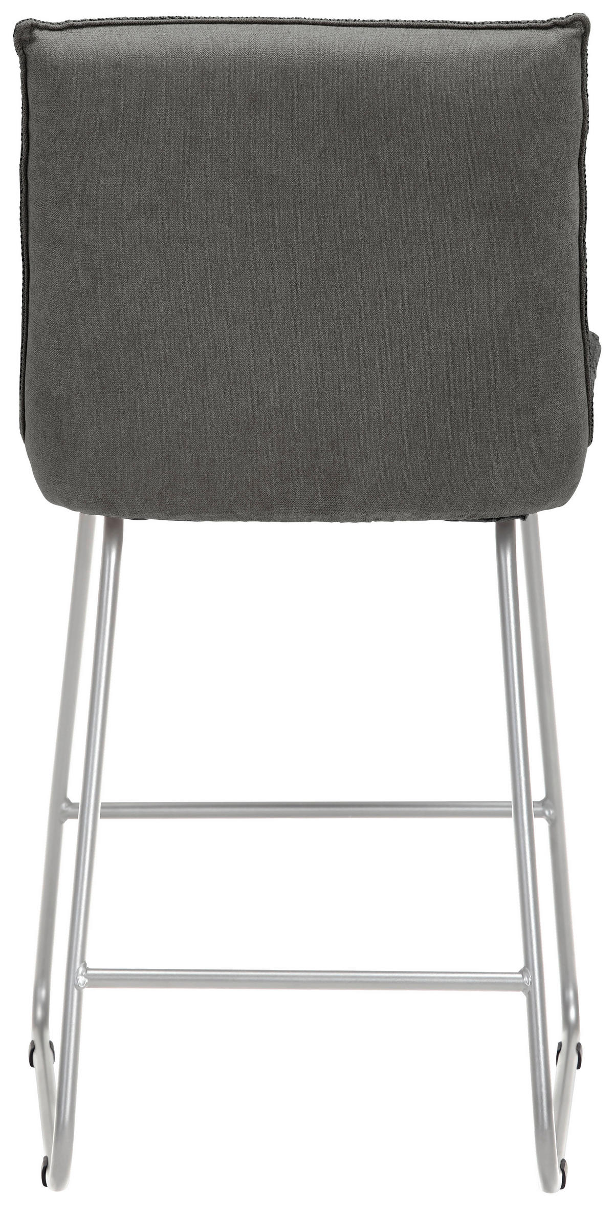 TRESENSTUHL in Metall, Textil Grau, Edelstahlfarben, Dunkelgrau  - Edelstahlfarben/Dunkelgrau, Design, Textil/Metall (48/92/54cm) - Dieter Knoll