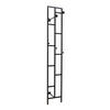 WANDGARDEROBE  in Schwarz  - Schwarz, Design, Metall (36/33,5/180cm) - MID.YOU