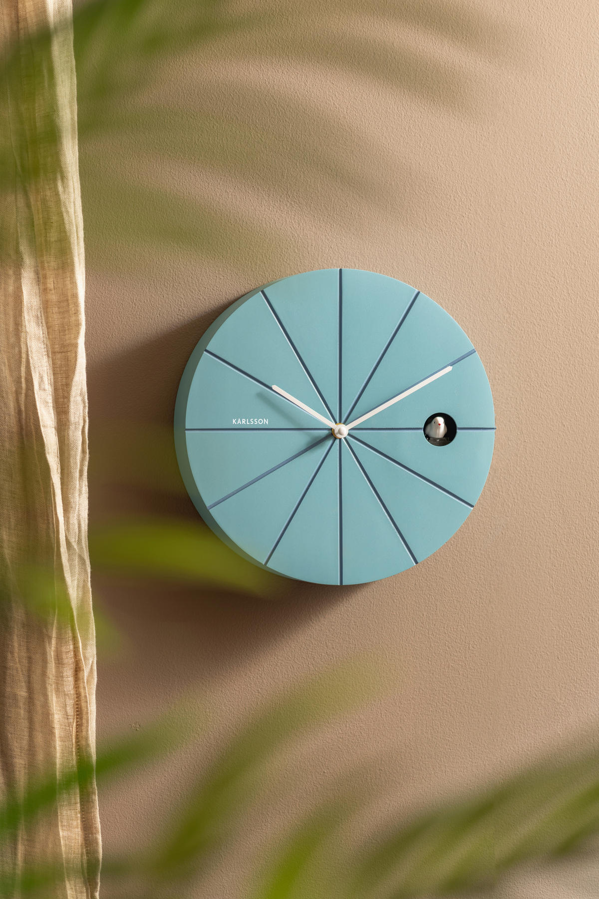 UHR  Pastellblau 29 cm  - Pastellblau, Basics, Kunststoff (29cm) - Karlsson