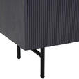SIDEBOARD  in 170/80/42 cm  - Schwarz, LIFESTYLE, Holz/Metall (170/80/42cm) - Landscape
