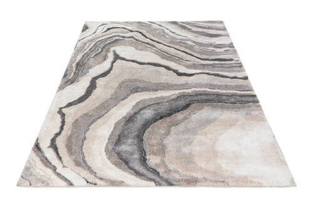 LÄUFER 80/300 cm Creme, Grau  - Creme/Grau, KONVENTIONELL, Kunststoff/Textil (80/300cm) - Obsession