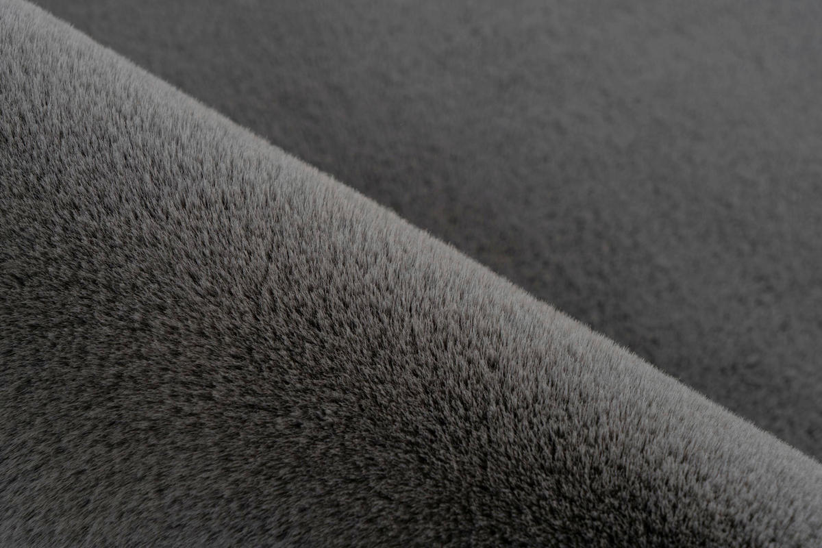 FLACHWEBETEPPICH 200/290 cm Graphitfarben rechteckig  - Graphitfarben, Basics, Textil (200/290cm) - Kayoom