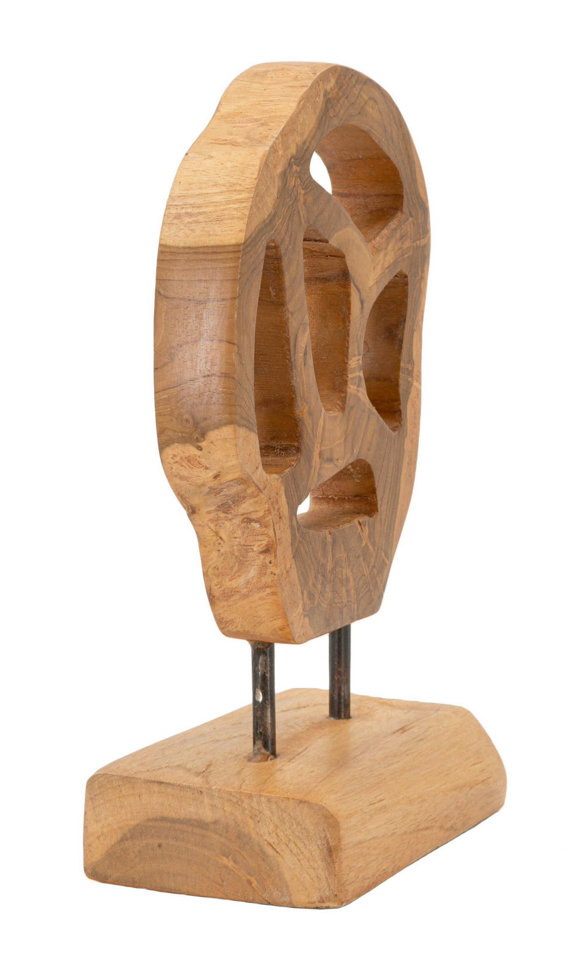 SKULPTUR - Braun, Basics, Holz (18/27/10cm)