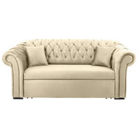 ZOFA S POSTELJNO FUNKCIJO,  bež tekstil  - črna/bež, Design, tekstil/les (213/86/99cm) - MID.YOU