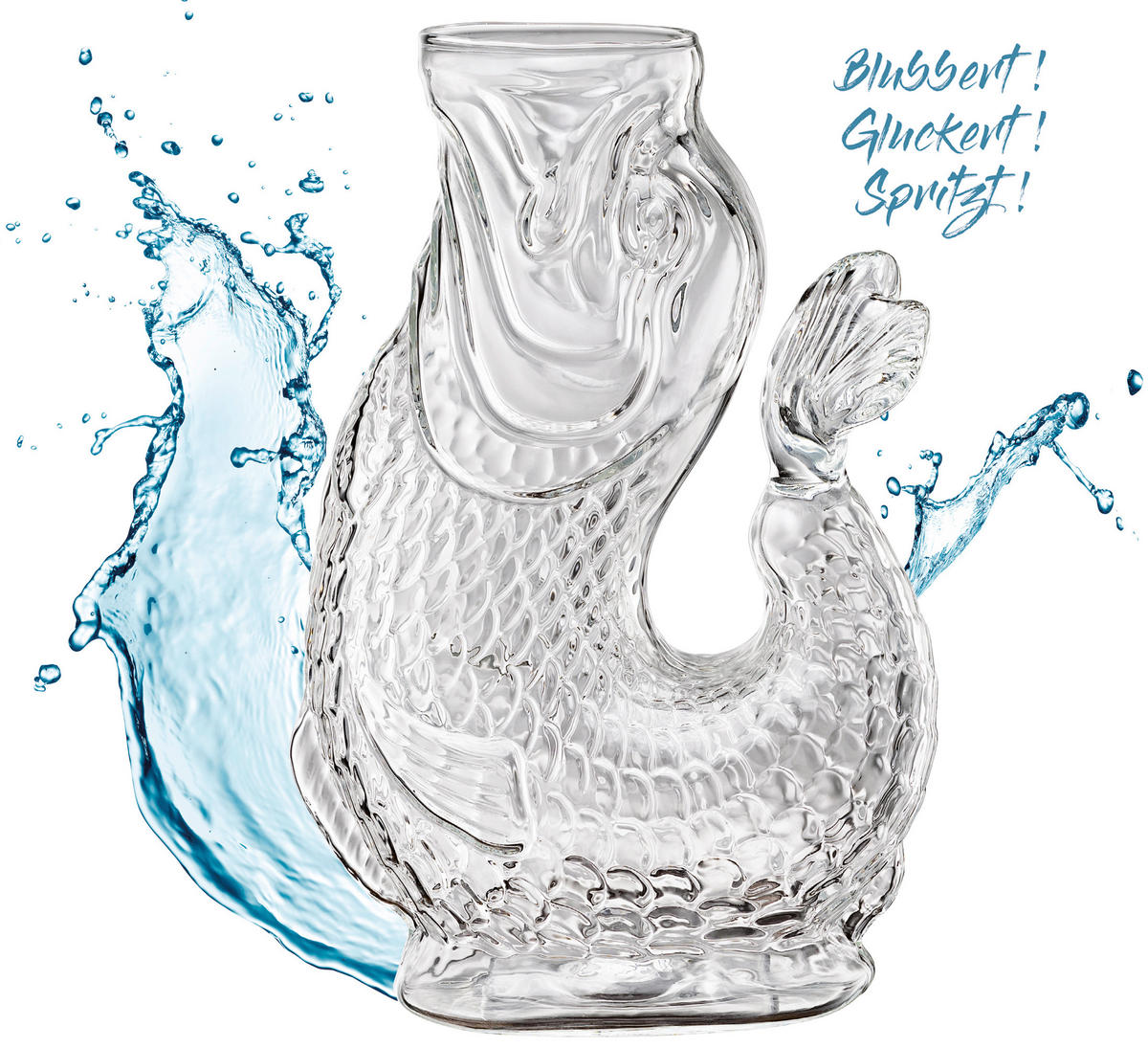 WASSERKARAFFE 1,2 L    - Transparent, KONVENTIONELL, Glas (10/15,5/23cm) - Cilio