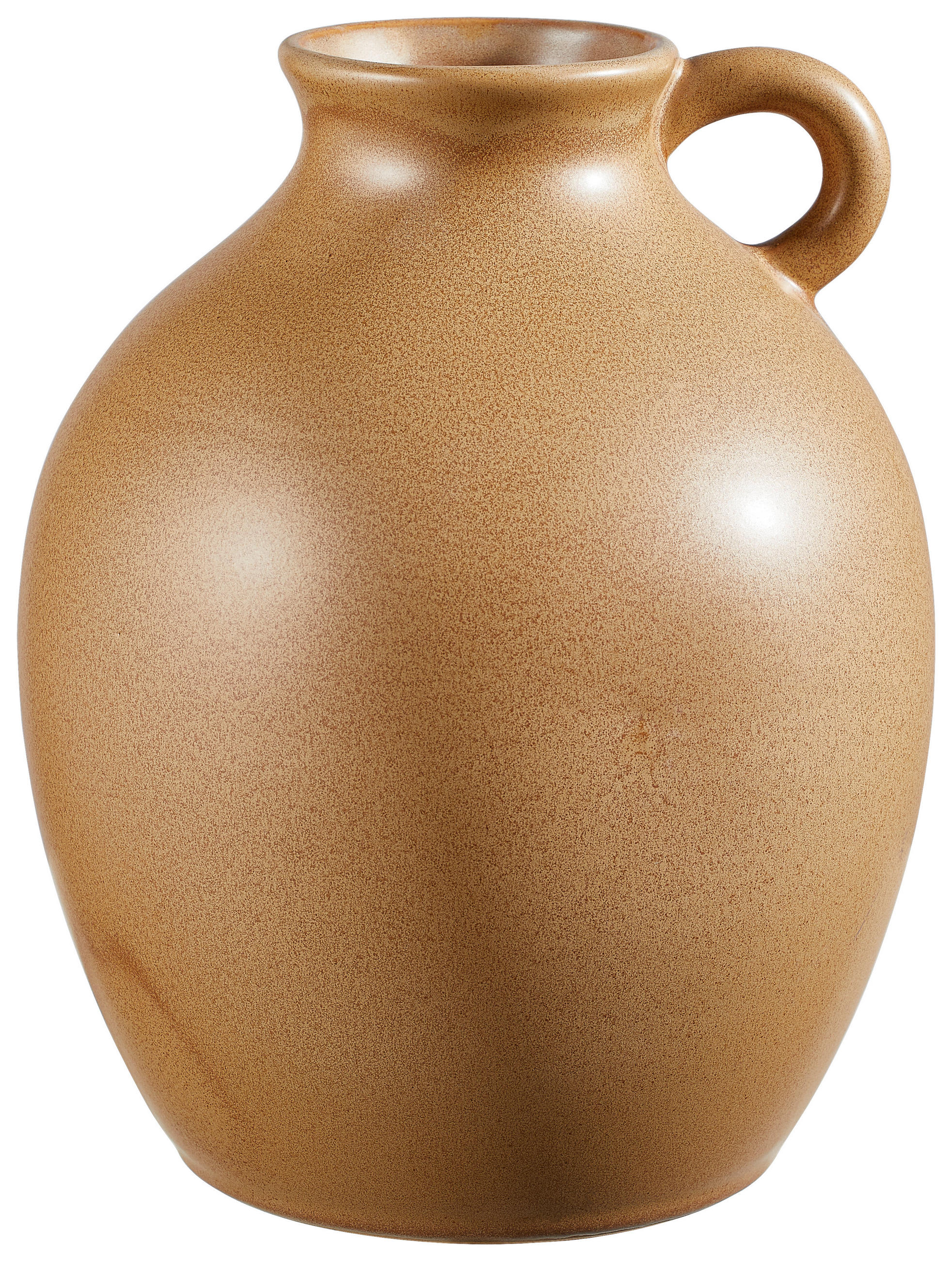 VASE 24 cm - Braun, Basics, Keramik (19/24/19cm)