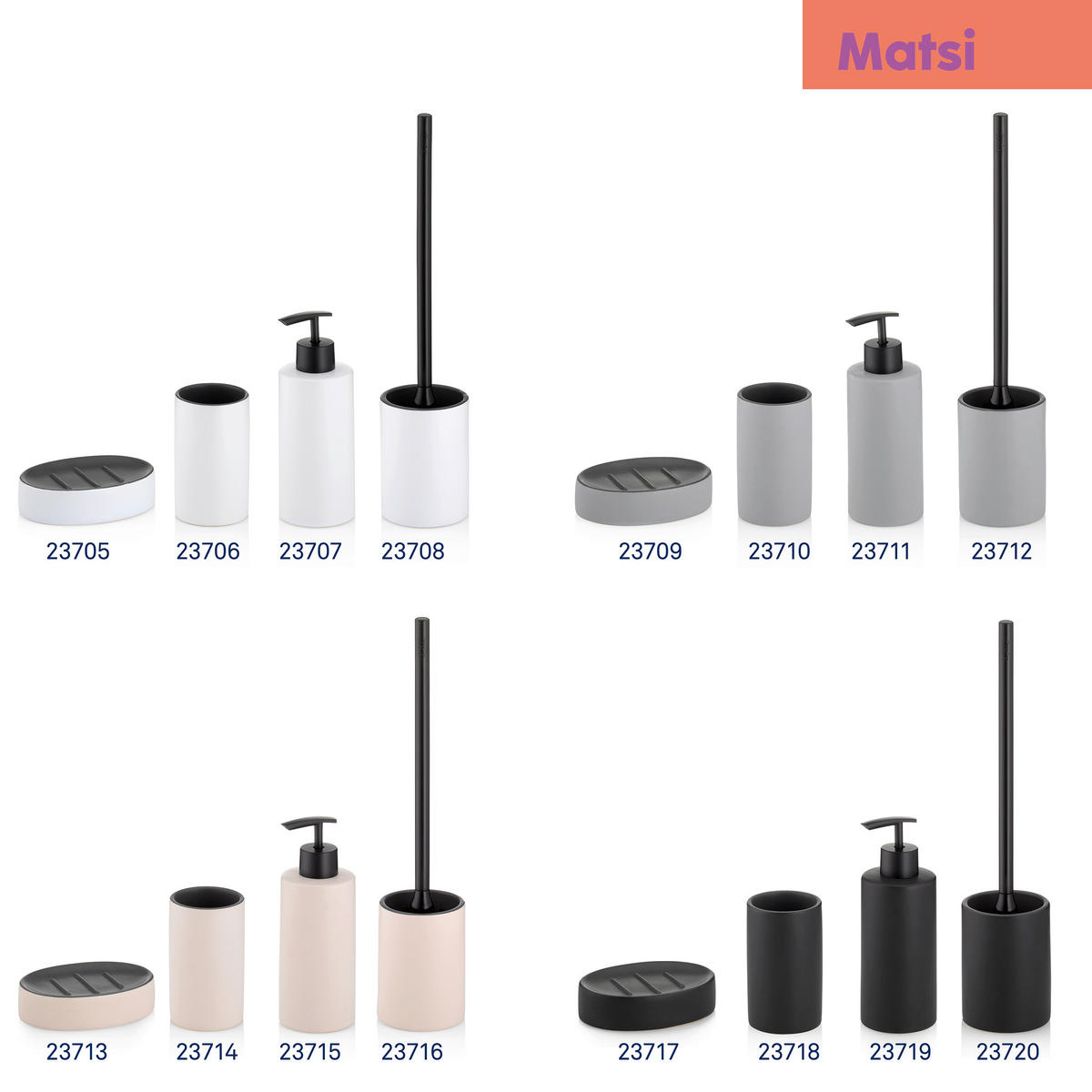 ZAHNPUTZBECHER MATSI  - Basics, Keramik (7/11cm) - Kela
