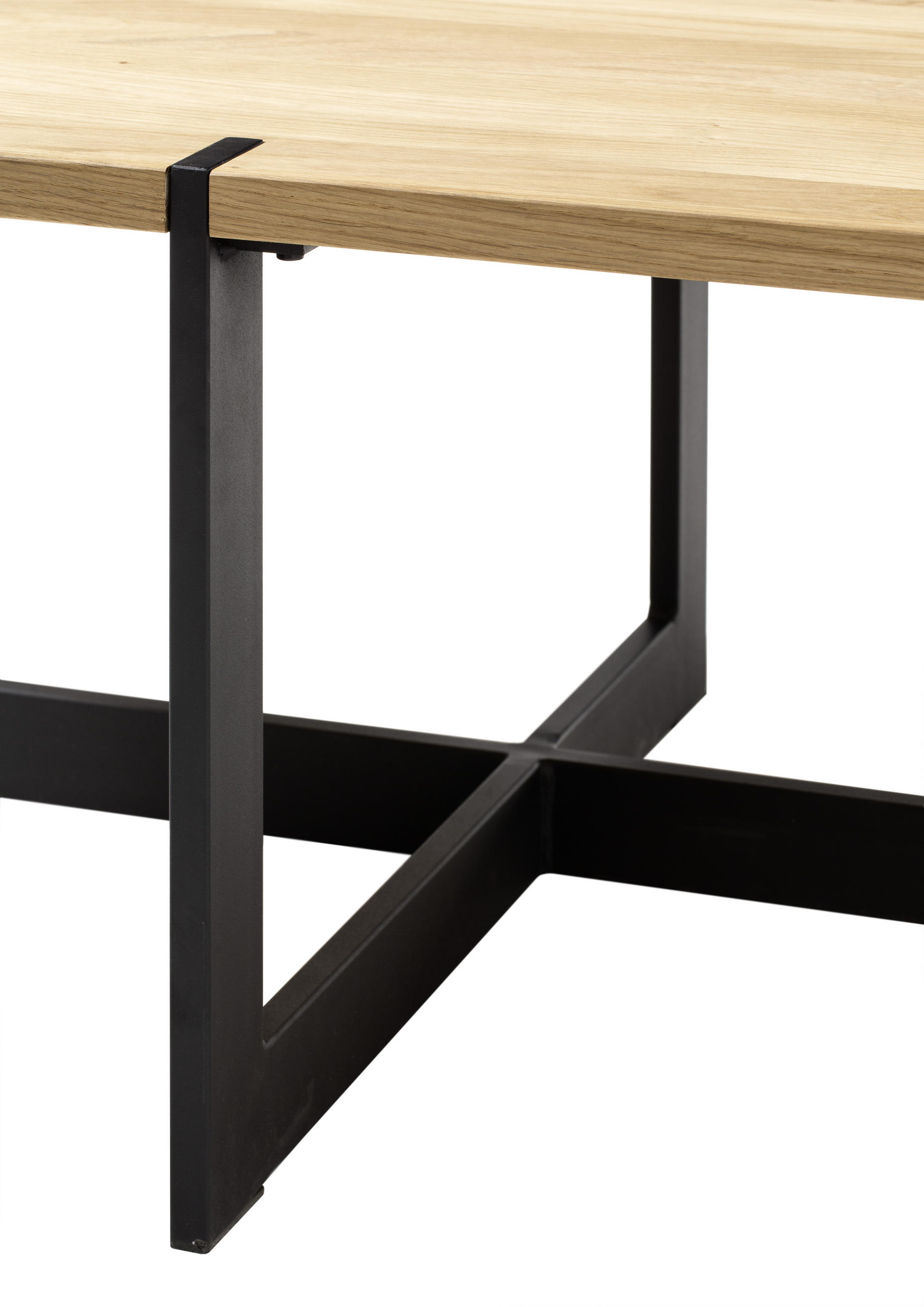 KLUB STOČIĆ  crna, boja hrasta  - boja hrasta/crna, Moderno, drvo/metal (110/60/39cm) - Hom`in