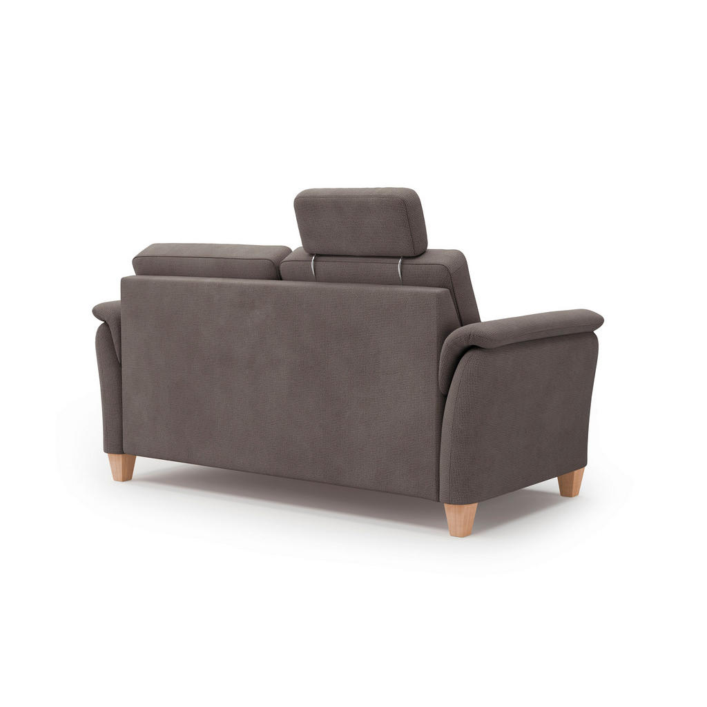 Thumbnail - Sit & More 3-Sitzer-Sofa Palmera V, Dunkelbraun, Textil, Buche, 179x89x89 cm, Goldenes M, Oeko-Tex® Standard 100, Made i...