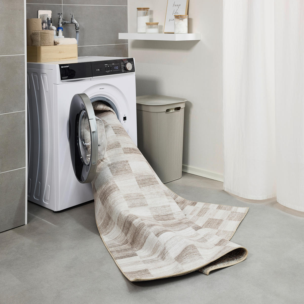 FLACHWEBETEPPICH 200/290 cm Beige rechteckig  - Beige, KONVENTIONELL, Textil (200/290cm) - Novel