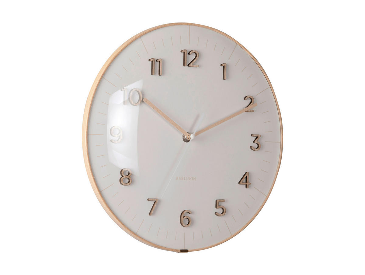 WANDUHR Esencia Grau  - Grau, Basics, Kunststoff (30cm) - Karlsson