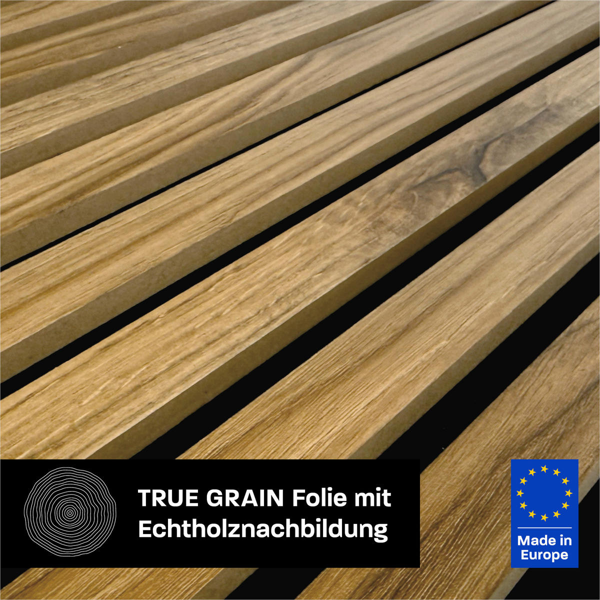 AKUSTIKPANEEL Economico Eichefarben {item.attr('912-5560),[ ]}120/38/1,65 cm  - Eichefarben, Basics, Holzwerkstoff/Kunststoff (120/38/1,65cm)