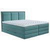 BOXSPRINGBETT 180/200 cm  in Türkis  - Türkis, Design, Kunststoff/Textil (180/200cm) - MID.YOU