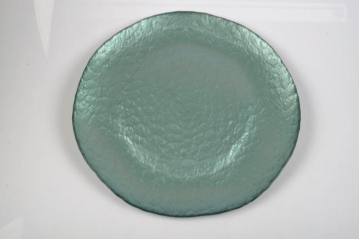 PLATZTELLER Glas  - Grün, Trend, Glas (33cm) - Novel