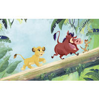 FOTOTAPETE THE LION KING JUNGLE TEAM  - Blau, Design, Textil (400/250cm) - Disney