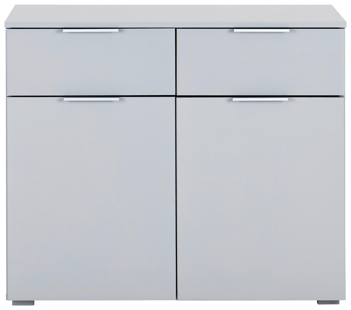 KOMMODE Rauch ALABAMA  in 93/81/42 cm  - Hellgrau/Alufarben, MODERN, Holzwerkstoff (93/81/42cm) - Rauch Möbel