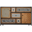 KOMMODE  in 120/84/38 cm  - Multicolor/Schwarz, ROMANTIK / LANDHAUS, Holz/Holzwerkstoff (120/84/38cm) - Landscape