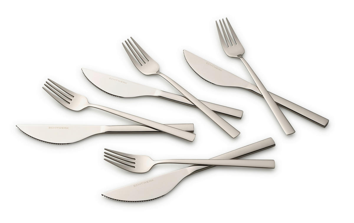 PRÍBOR NA PIZZU ušľachtilá oceľ,  - strieborná, Basics, kov (23cm) - Echtwerk