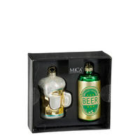 SET KROGLIC ZA BOŽIČNO JELKO - Basics (13.5/12.5/6cm)
