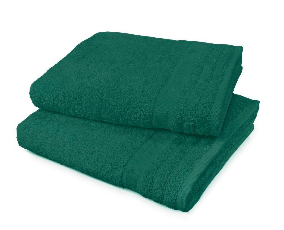 FROTTIERSET Dunkelgrün, Olivgrün 5-teilig  - Dunkelgrün/Olivgrün, Basics, Textil - Tom Tailor