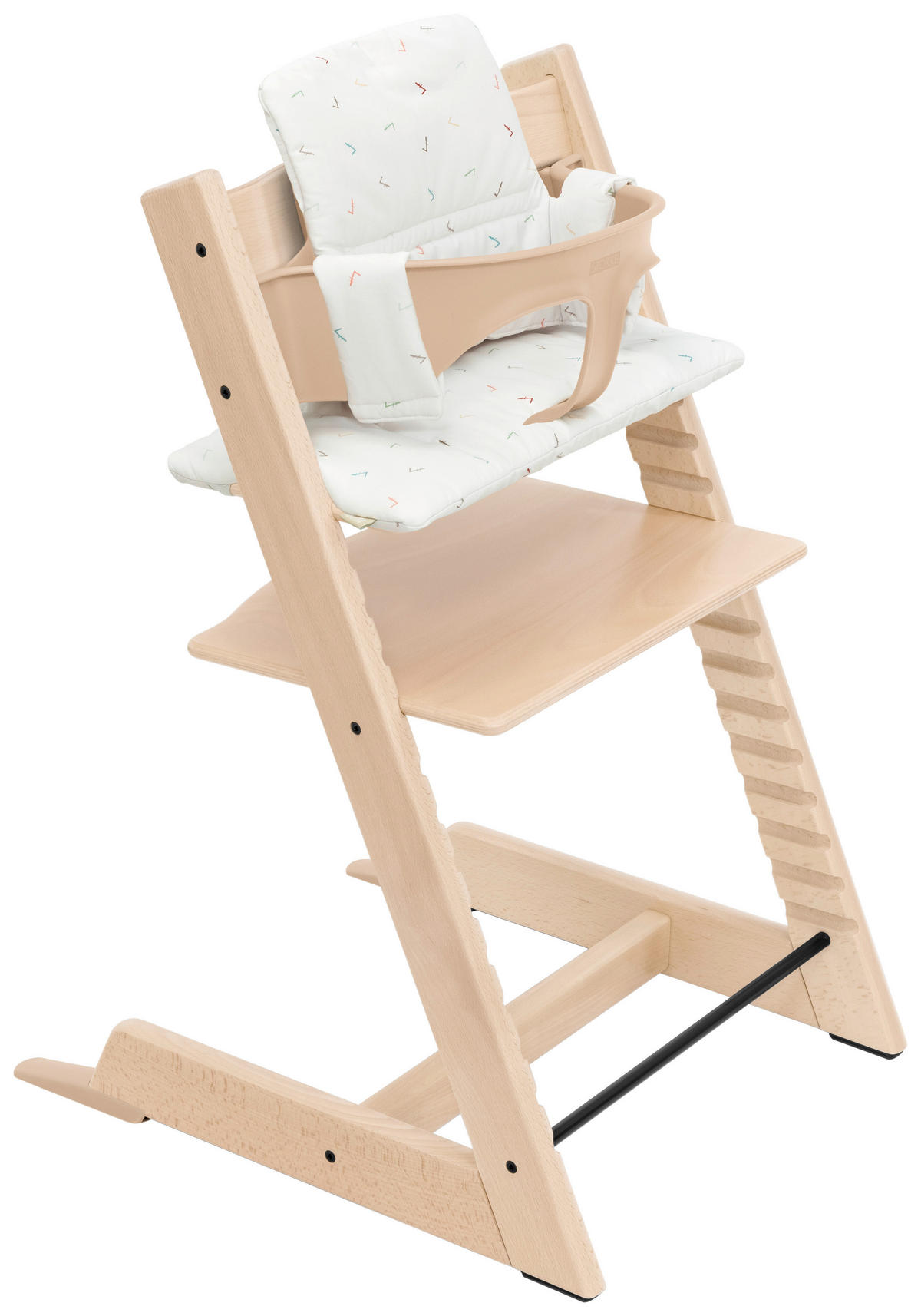 HOCHSTUHL-SET Tripp Trapp Bundles  - Naturfarben, Basics, Holz (83/57/46cm) - Stokke