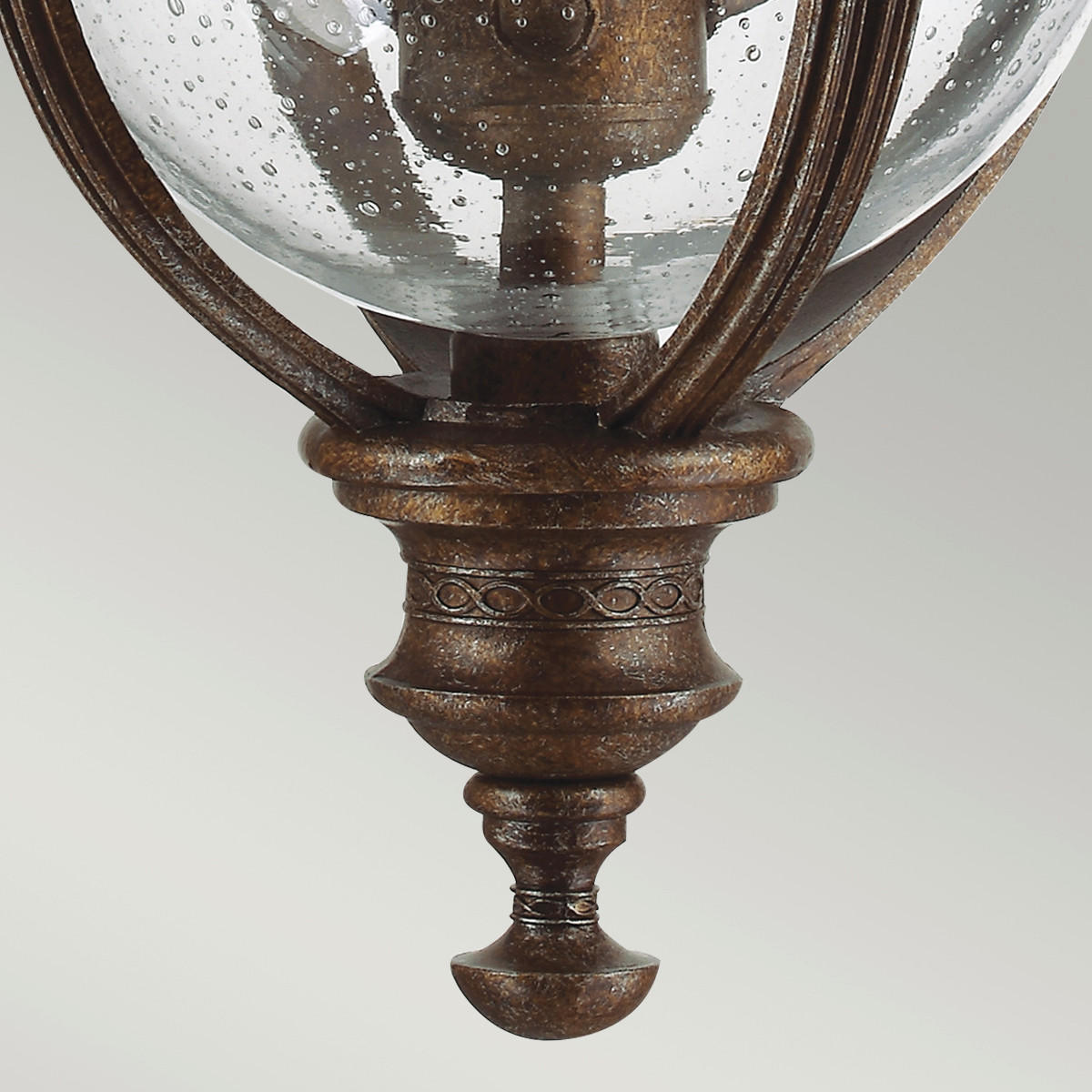 AUSSENHÄNGELEUCHTE - Bronzefarben, Basics, Glas/Metall (21.6/58cm) - Elstead Lighting