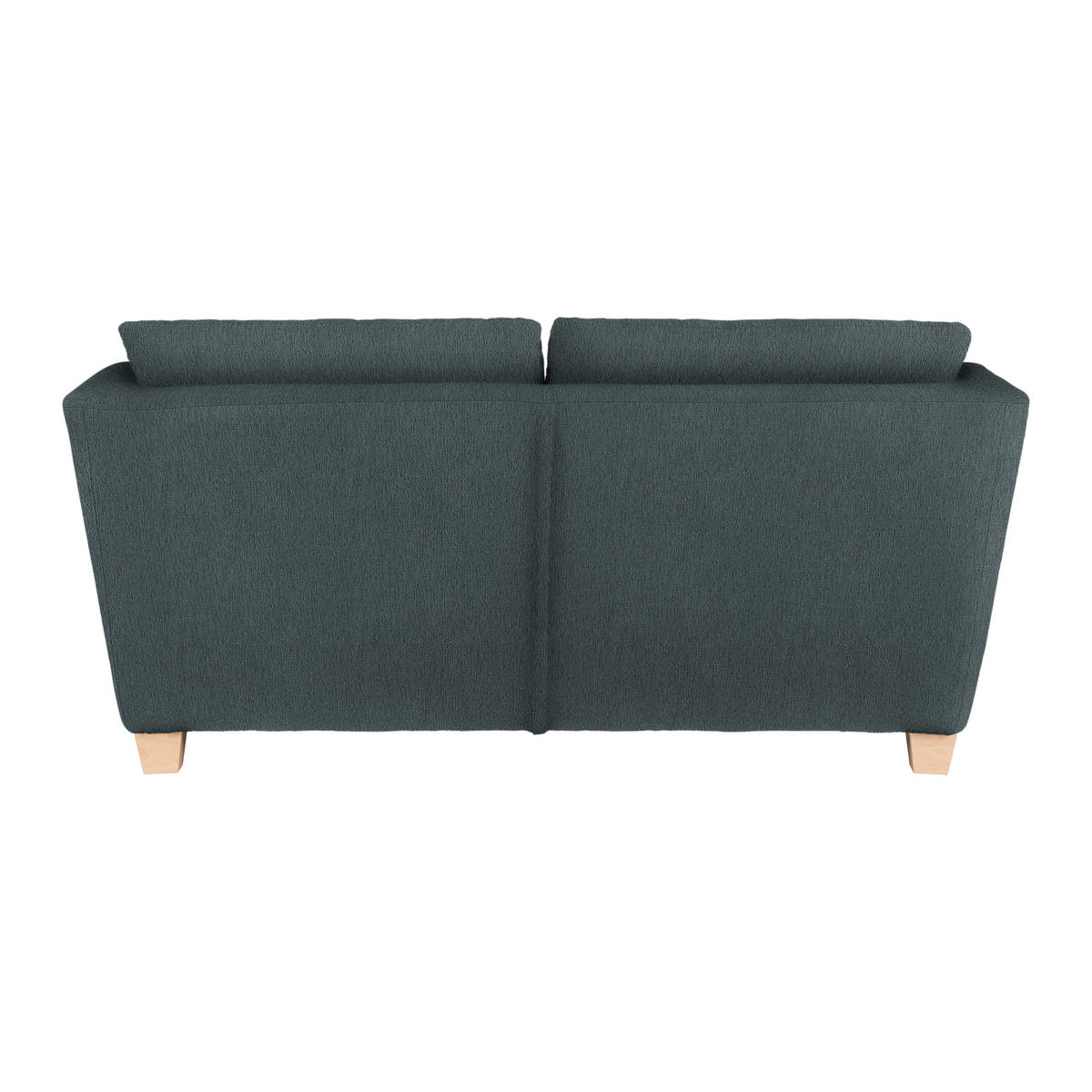 2-SITZER-SOFA in Chenille Dunkelgrau  - Dunkelgrau/Naturfarben, Holz/Textil (190/70-85/95cm) - MID.YOU