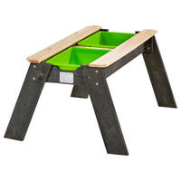 SAND- UND WASSERTISCH  - Grau/Grün, KONVENTIONELL, Holz/Kunststoff (69/94/50cm) - EXIT Toys