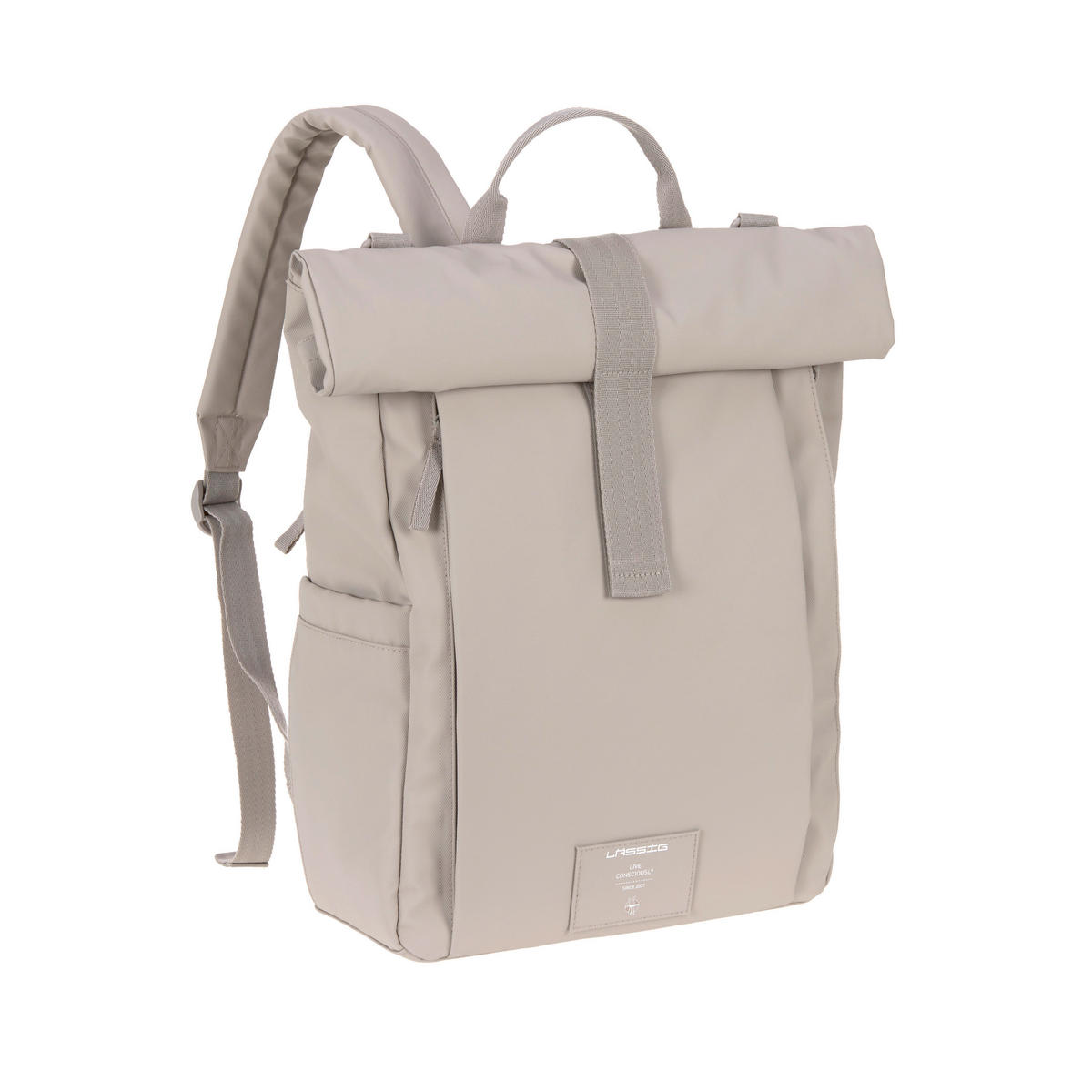 WICKELRUCKSACK  - Taupe, Basics, Textil (29/14,5/42cm) - Lässig