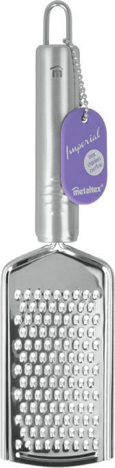 RESZELŐ - nemesacélszínű, Basics, fém (5,8/24,2cm) - Metaltex