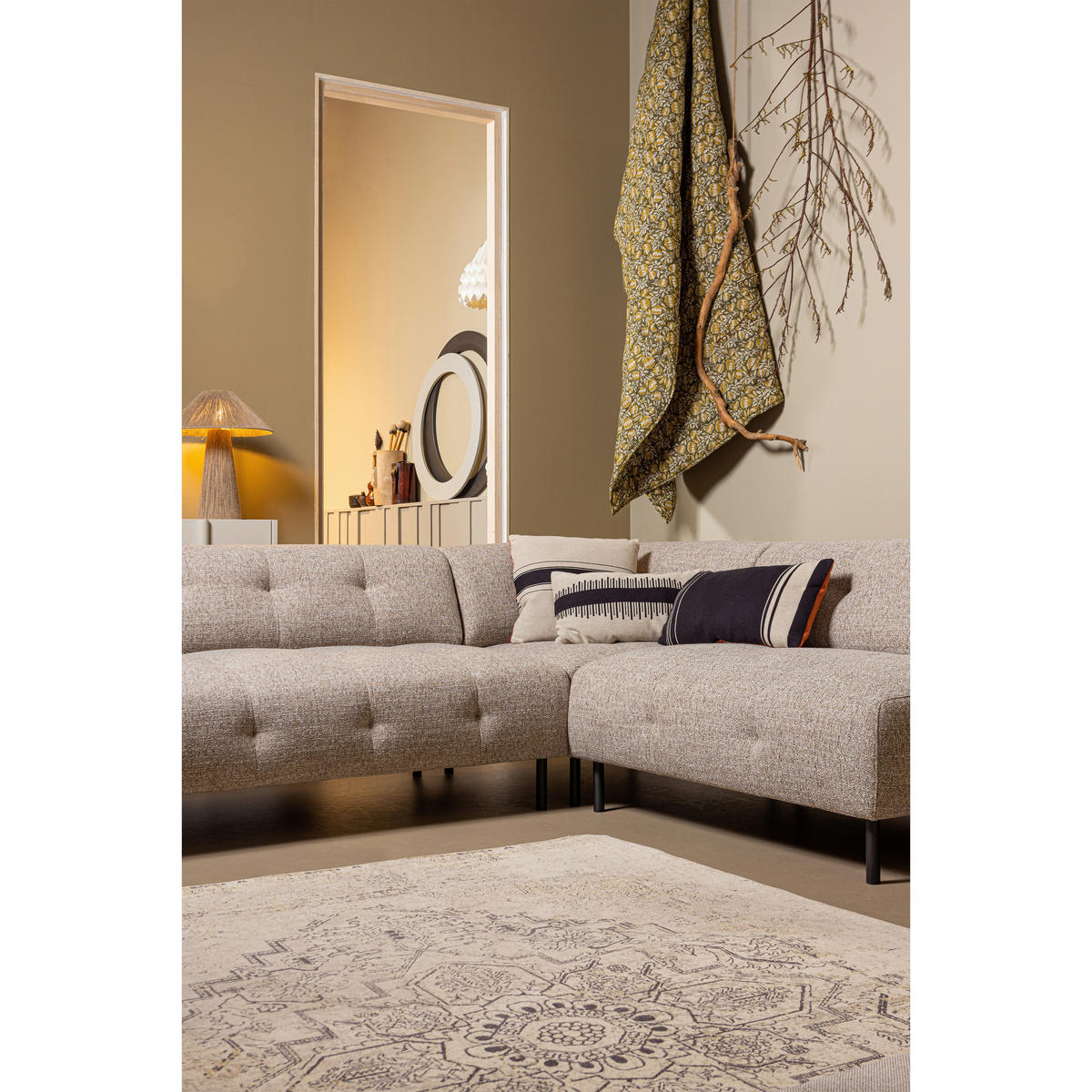 TEPPICH 170/240 cm ERIC Beige rechteckig  - Beige, Basics, Textil (170/240cm)