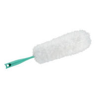 PRAŠKO - bijela/tirkizna, Konvencionalno, tekstil/plastika (1/1cm) - Leifheit
