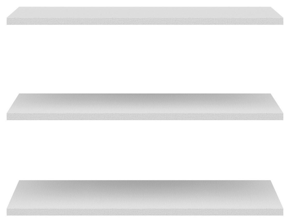 EINLEGEBODENSET 87,9/1,8/48 cm Hellgrau  - Hellgrau, Holzwerkstoff (87,9/1,8/48cm) - Boxxx