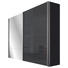 SCHWEBETÜRENSCHRANK 2-türig Graphitfarben, Grau - Graphitfarben/Alufarben, Design, Glas/Holzwerkstoff (250/216/68cm) - Hom`in