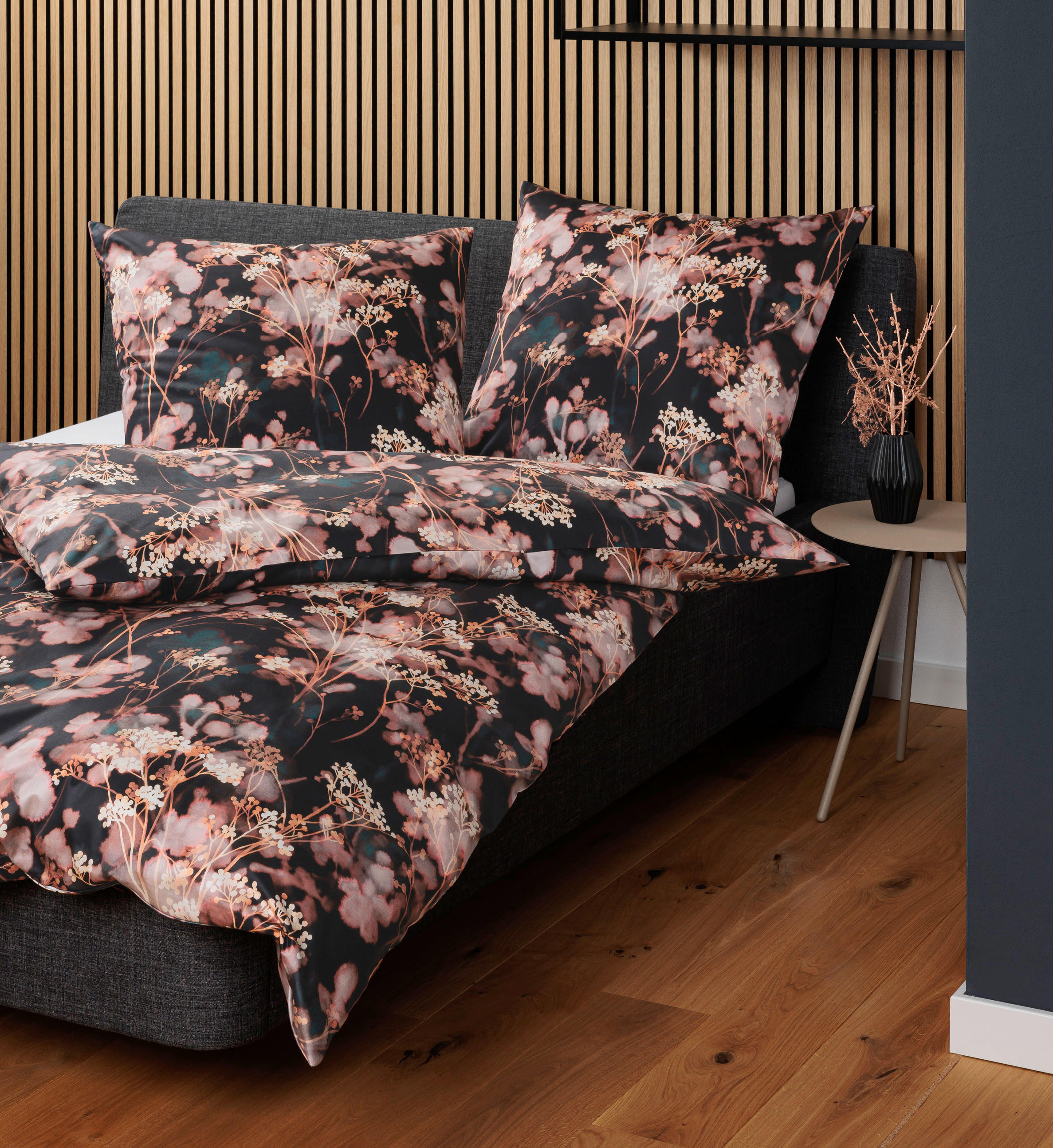 BETTWÄSCHE Makosatin 155/200 cm  - Braun, Design, Textil (155/200cm) - Janine
