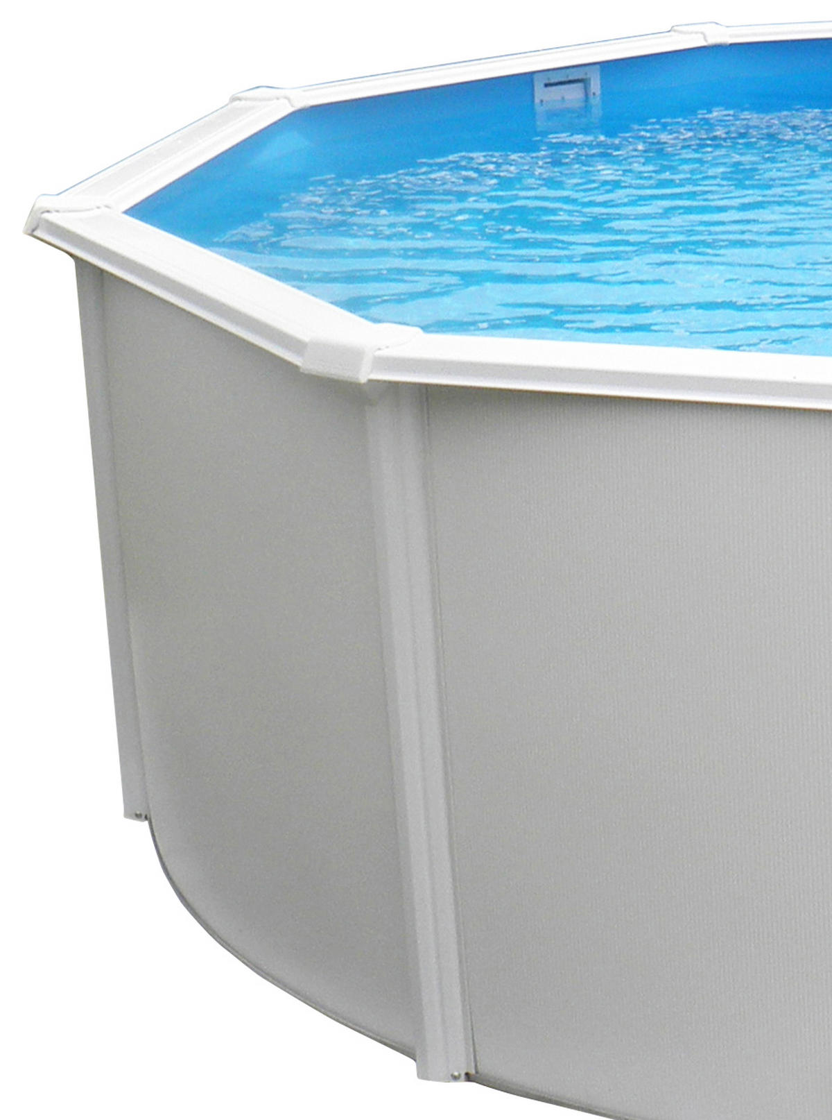 POOL 460/120 cm  - Weiß, MODERN, Metall (460/120cm)