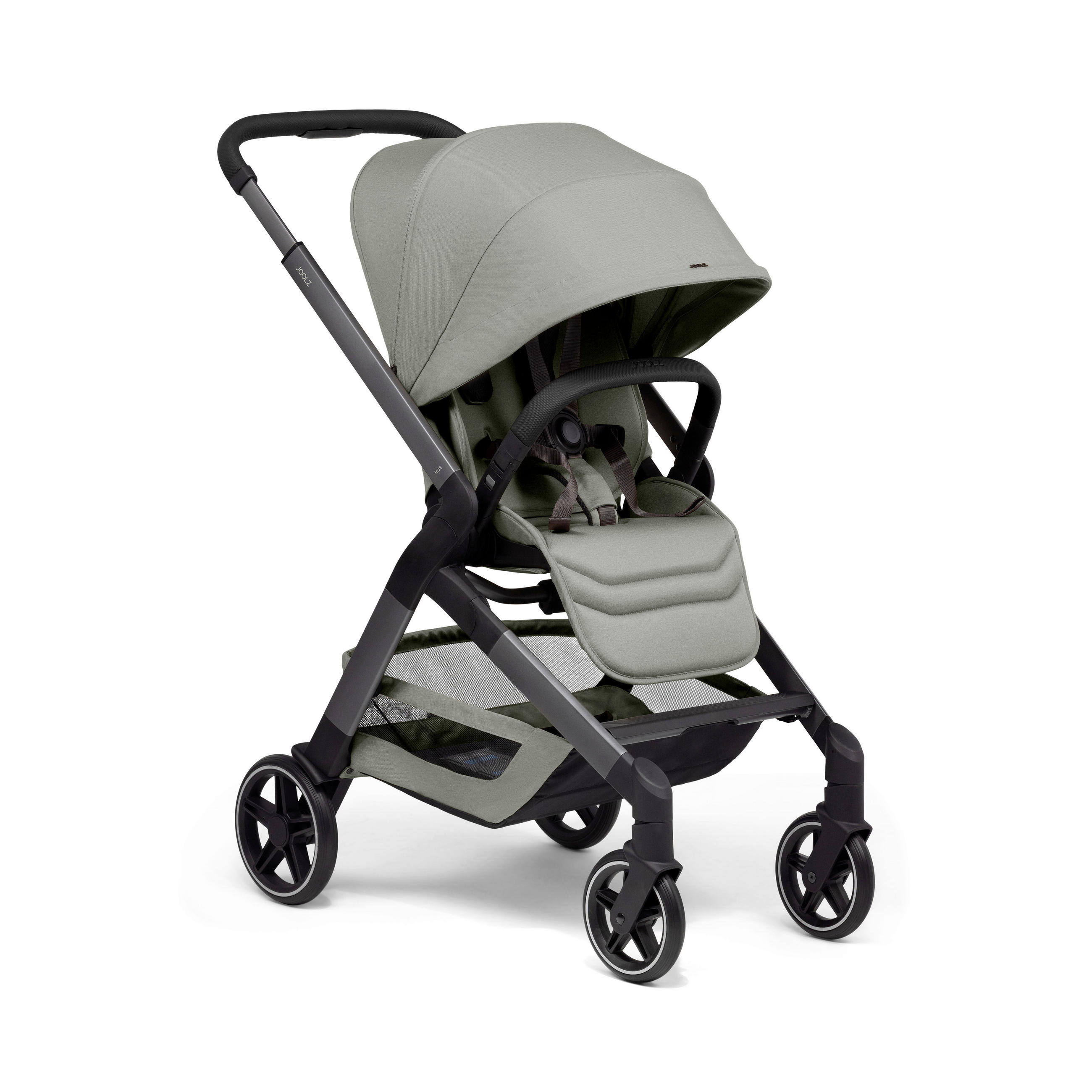 KINDERWAGEN  Hub2  Sage Green  - Salbeigrün, Basics, Textil (102/52.5/93cm) - Joolz