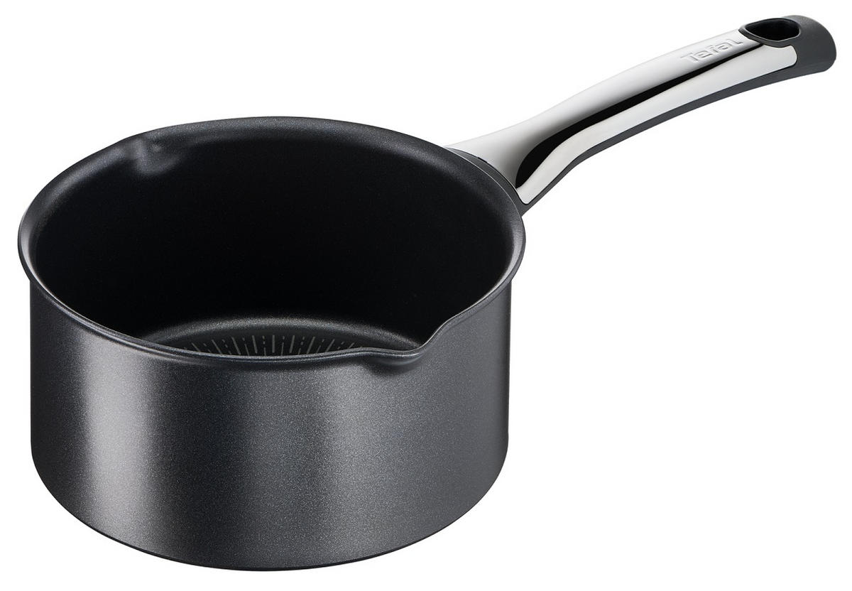 STEKGRYTA 16 cm  - svart/transparent, Design, metall/glas (16cm) - Tefal