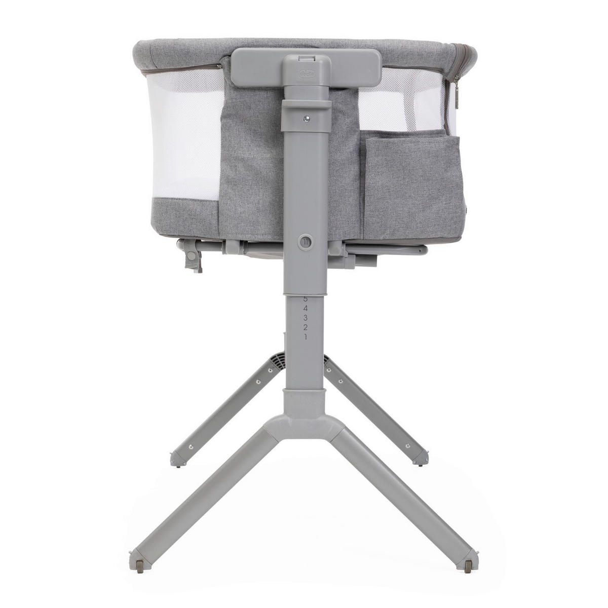BEISTELLBETT Next2Me Armonia  - Grau, Basics, Textil/Metall (99/69/83/55,5cm) - Chicco