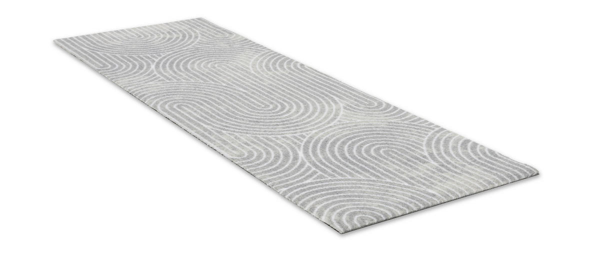 FUßMATTE  50/150 cm  Grau  - Grau, Basics, Kunststoff/Textil (50/150cm) - Astra