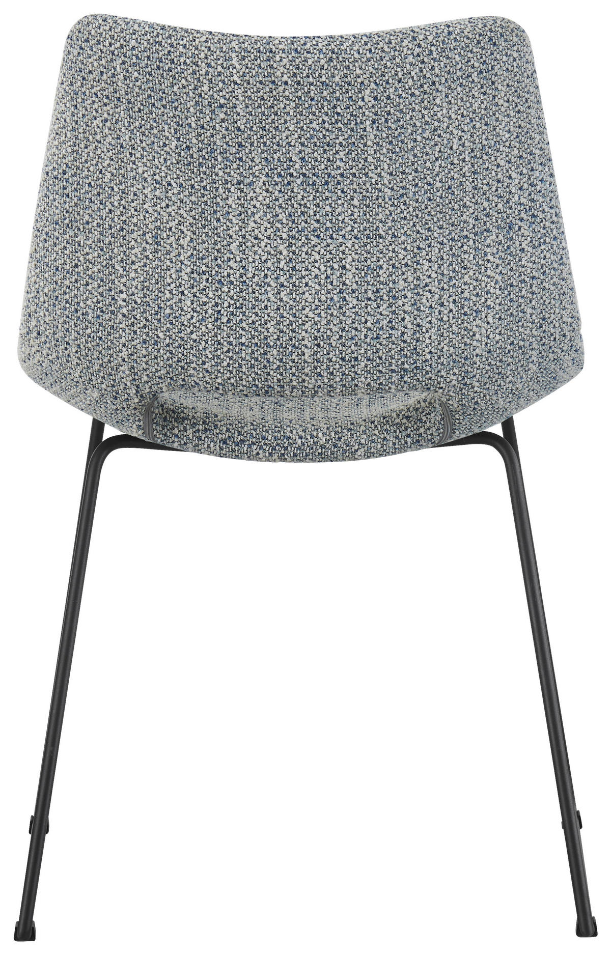 STUHL - Blau/Schwarz, Design, Textil/Metall (48/79/56cm) - Stylife