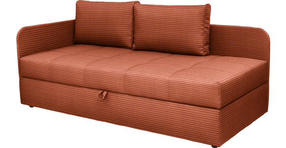 LIEGE  in Cord Rostfarben  - Rostfarben/Schwarz, Basics, Kunststoff/Textil (95/90/205cm) - Xora