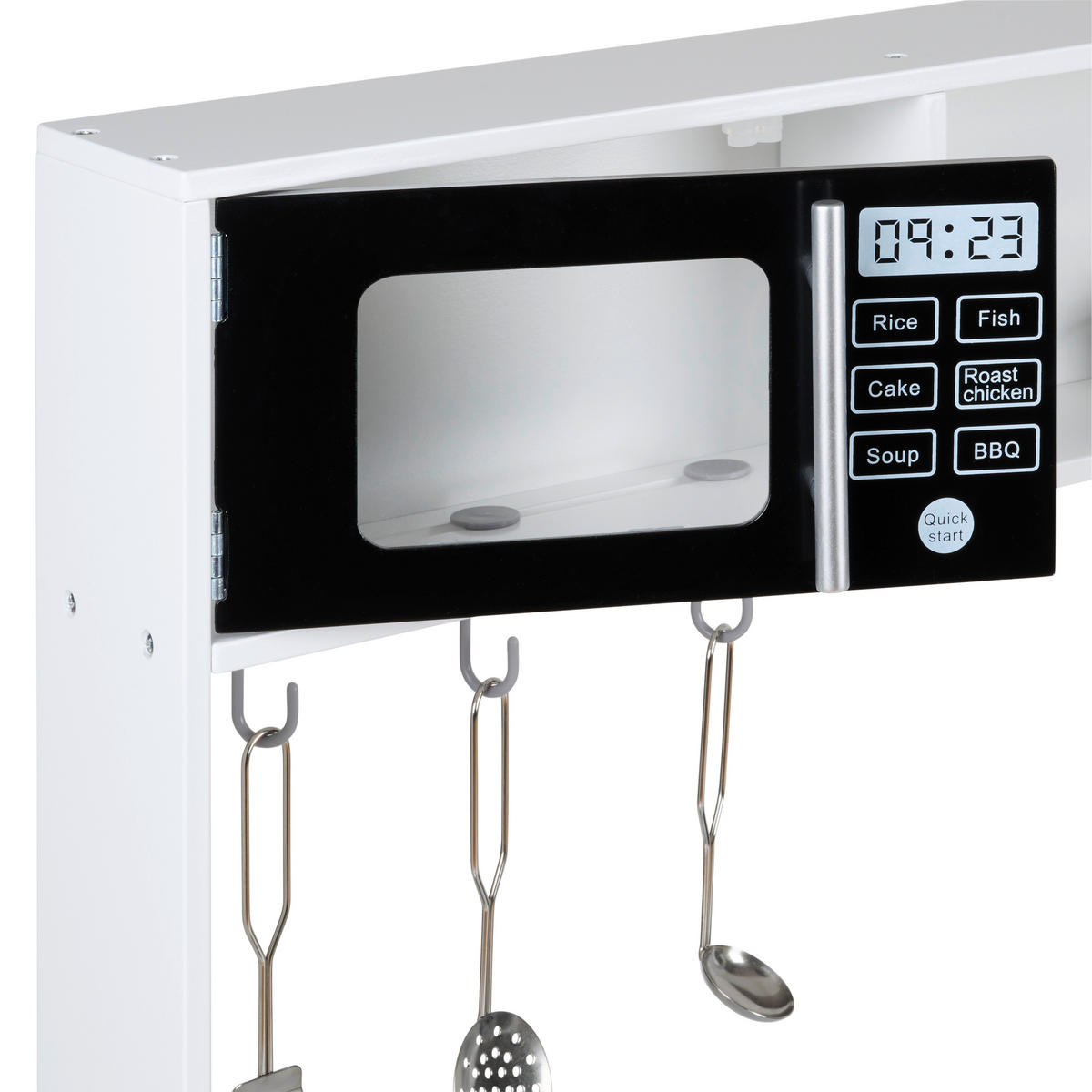 KINDERKÜCHE  - Schwarz/Naturfarben, Trend, Holzwerkstoff/Kunststoff (60/29,5/92cm) - My Baby Lou