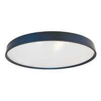 LED PLAFONJERA - tamnosiva, Osnovno, plastika (48/7cm)