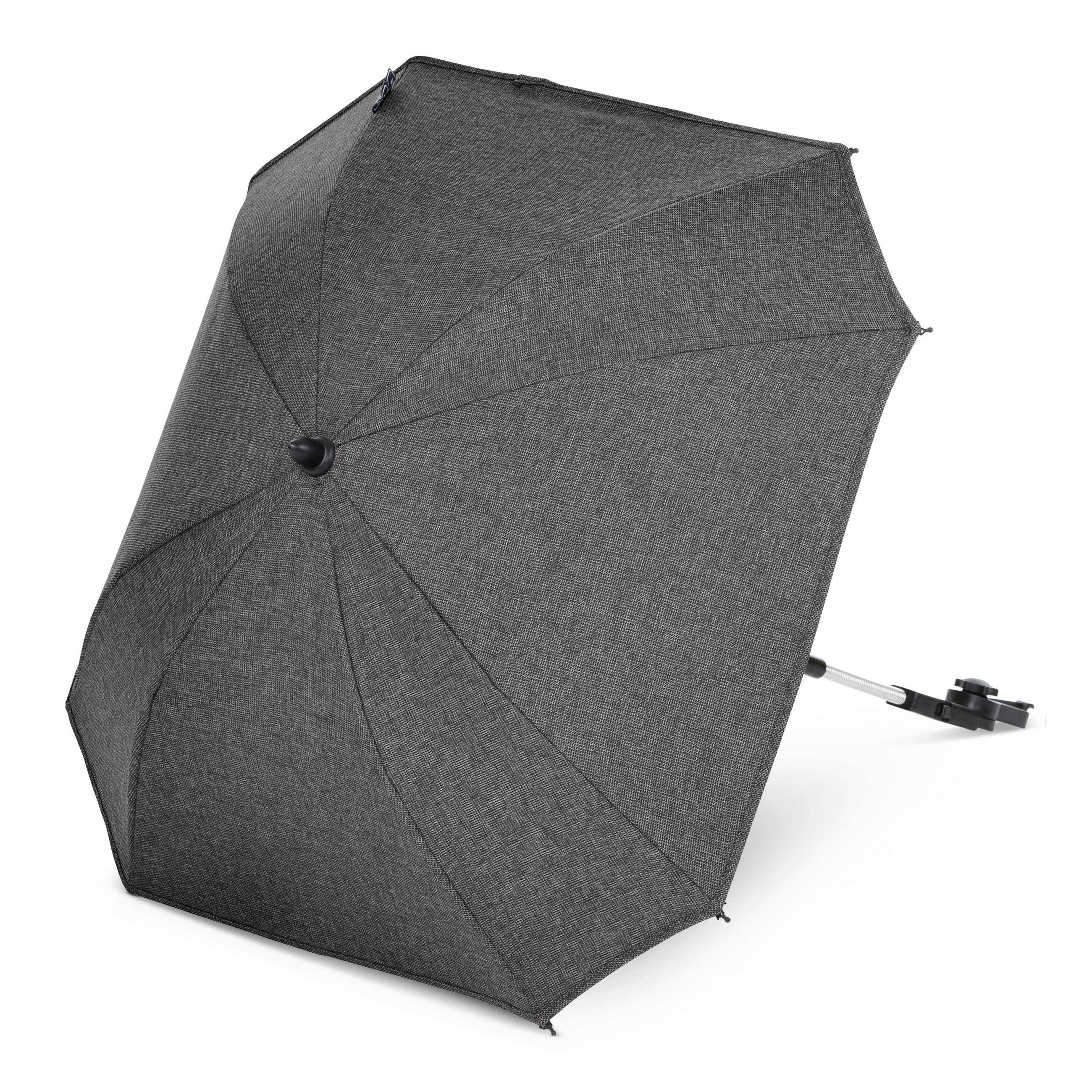 KINDERWAGENSONNENSCHIRM Sunny  - Chromfarben/Anthrazit, Basics, Textil/Metall (10/4/55,5cm) - ABC Design