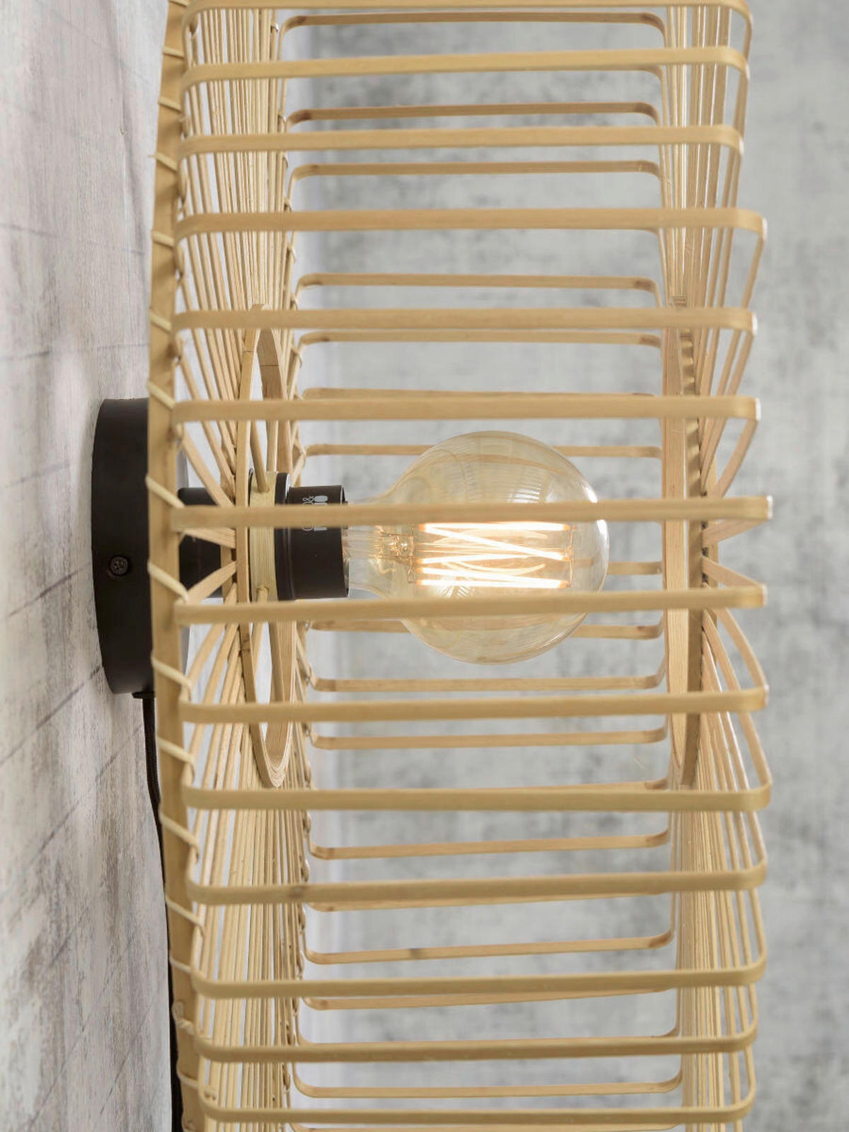NÁSTĚNNÉ SVÍTIDLO, 20/60 cm  - přírodní barvy, Trend, dřevo (20/60cm) - Good & Mojo